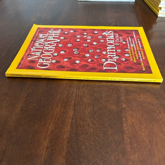 Vintage National Geographic Magazine March 2002 Diamonds The Real Story - Picture 3 of 5